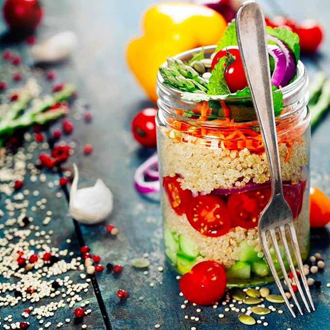 Rocutus 13oz Clear Plastic Storage Jars Containers,8 Pack Refillable Wide-Mouth Plastic Slime Containers for Beauty Products,Kitchen & Household Storage - BPA Free (13 OZ)