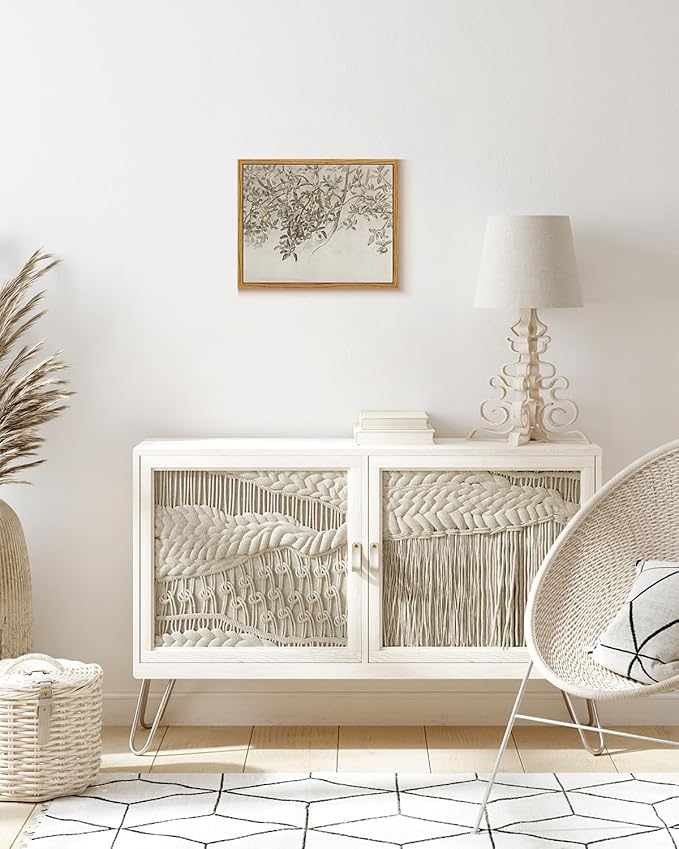 InSimSea Framed Wall Art for Living Room Vintage Plant Wall Art Apple Trees Oil Painting Decor Aesthetic Room Decor Framed Canvas Print Artwork Farmhouse Still Life Wall Pictures for Bedroom 8x10in