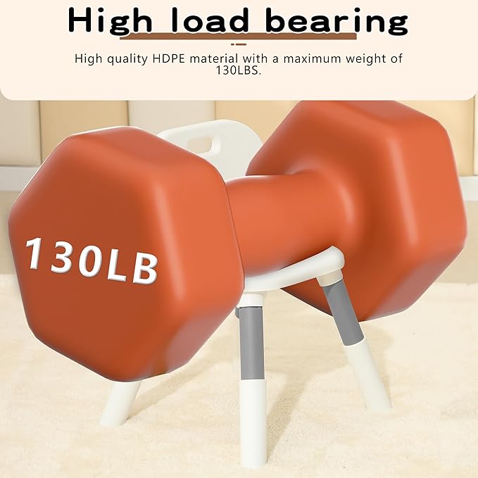 3 Level Height Adjustable Kids Chairs Plastic Preschool Chair Durable and Lightweight Child Chair with a Maximum Load Capacity of 130 pounds Suitable for Day Care, Classroom, and Home (4-Pack Grey)