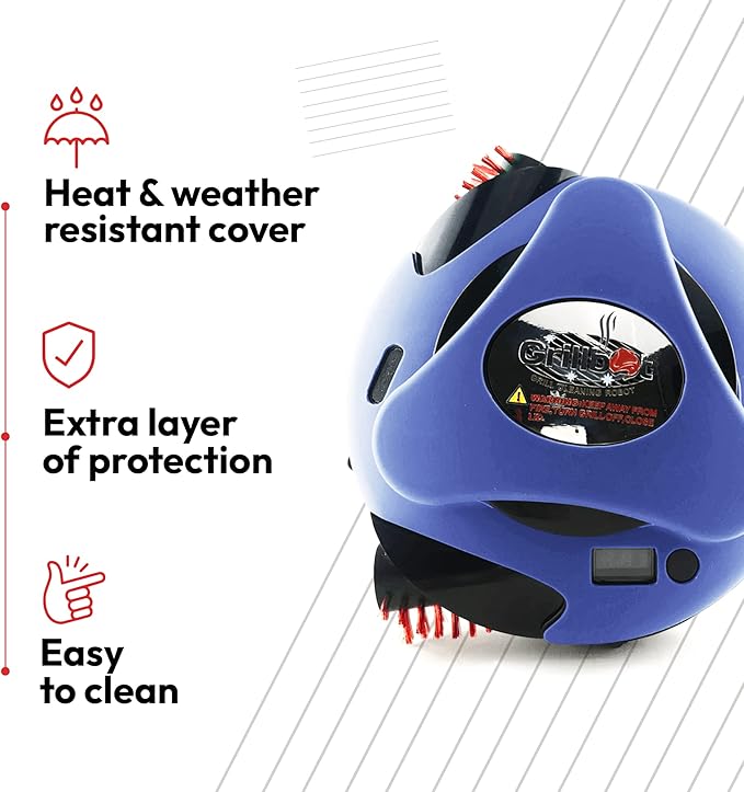 Grillbot Silicone Covers, Ultimate Protection for Your Robotic Grill Cleaner - Durable, Heat & Weather Proof, Easy-to-Use Grillbot Skin