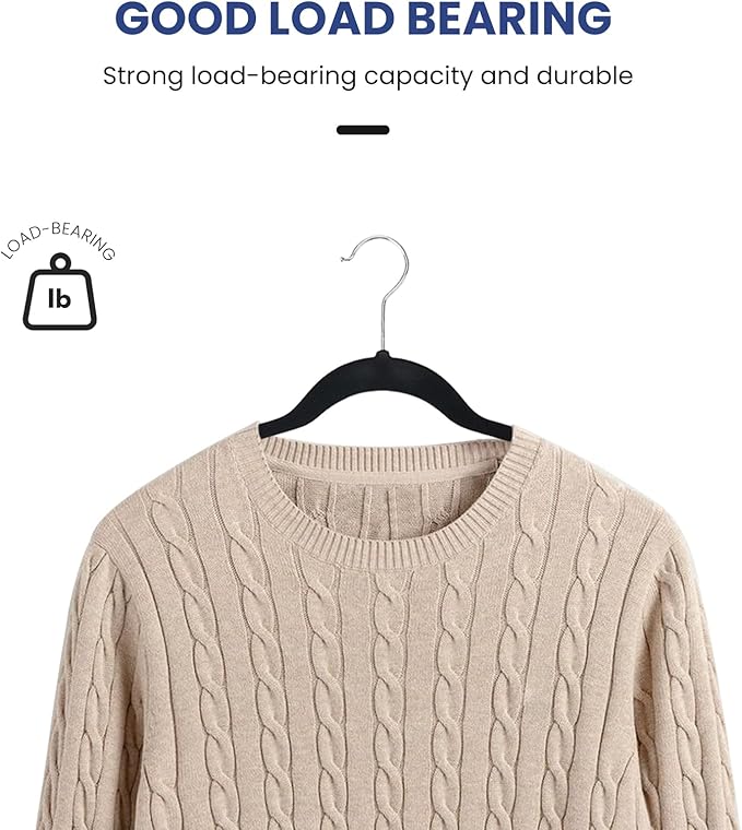 Jiang&Rong 60 Pack Black Velvet Hangers, Ultra Thin Space Saving Non-Slip Clothes Hanger, No Shoulder Bumps Suit Hangers for Sweaters, Jackets, Pants, Dresses & Shirts, Heavy Duty Velvet Coat Hanger