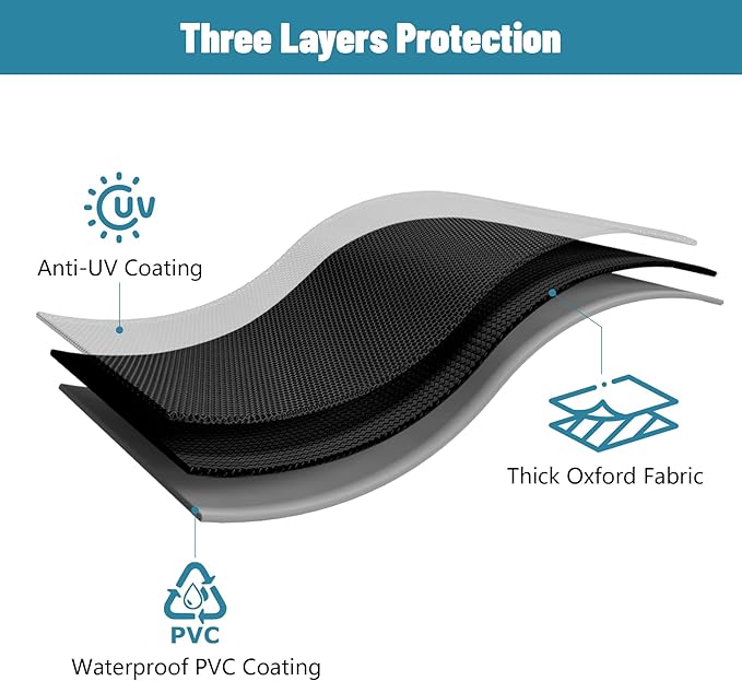 Grill Cover for Weber Searwood 600 Pellet Smoker, 47" Heavy-Duty 600D Waterproof Grill Cover with Adjustable Straps