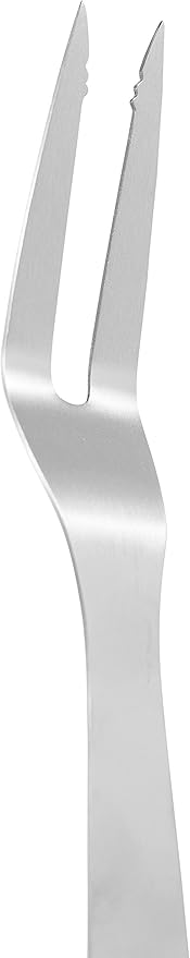 Internet's Best 3-Piece BBQ Grilling Utensil Set - Long Wooden Handle Spatula, Barbeque Fork, and Serrated Tong Meat Grabbers - Smoker Charcoal Gas Electric Cooking Utensils