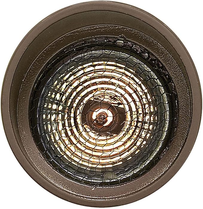 Hinkley Landscape Lighting 1536TXB-LL Spot Light - 4w MR16 LED Blub Included, 12v - Textured Brown Clear Lens