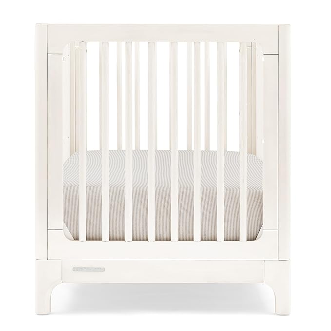 Delta Children babyGap Wren 4-in-1 Convertible Crib Greenguard Gold Certified, Antique White