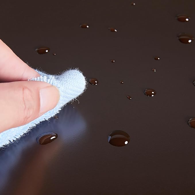 Yaheetech Bathroom Storage Cabinet with Drawer and Double Doors, Free-Standing Organizer with Inner Adjustable Shelf for Living Room, 11.8D x 23.6W x 31.5H in, Espresso