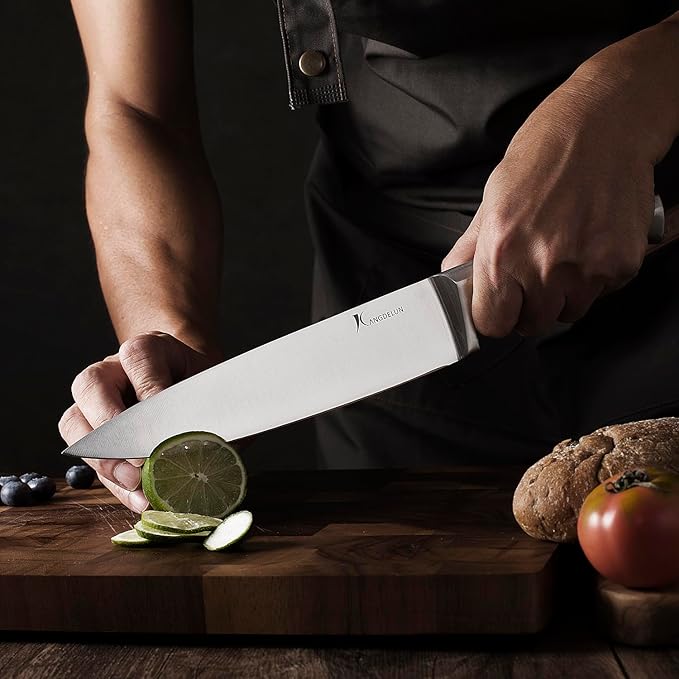 15-Piece Ultra Sharp Kitchen Knife Set with Wooden Block