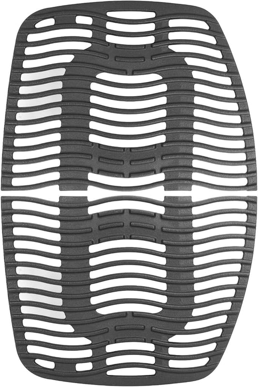 Cast Iron Grill Grates for Napoleon Gas Grill All TravelQ 285 Series, Napoleon Pro285x, PRO285X-BK, PRO285, PRO285-BK, TQ285X, TQ285X-1, TQ285X-BL, Napoleon Travelq Pro 285 accessories,Non-Stick,2PCS