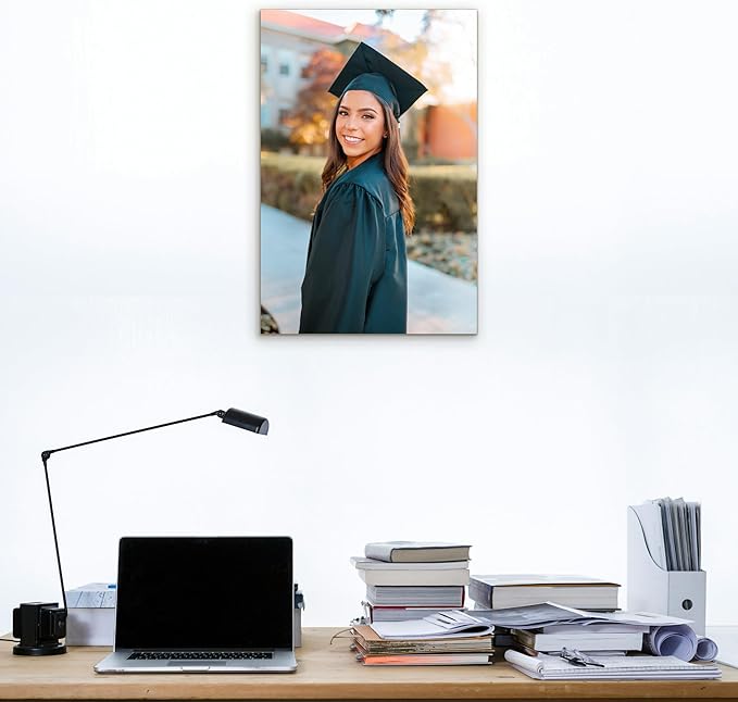 Custom Graduation Canvas Prints with Your Photos,Graduation Decorations, Personalized Graduation Canvas Wall Art Gifts Idea for Daughter, Son, Sibling or Friend (24" X 36")