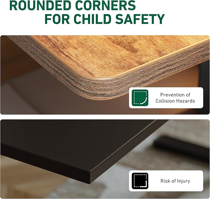 FEZIBO 63 x 24 Inches Standing Desk with Drawer, Adjustable Height Electric Stand up Desk with Storage, Sit Stand Home Office Desk, Ergonomic Computer Desk, Rustic Brown