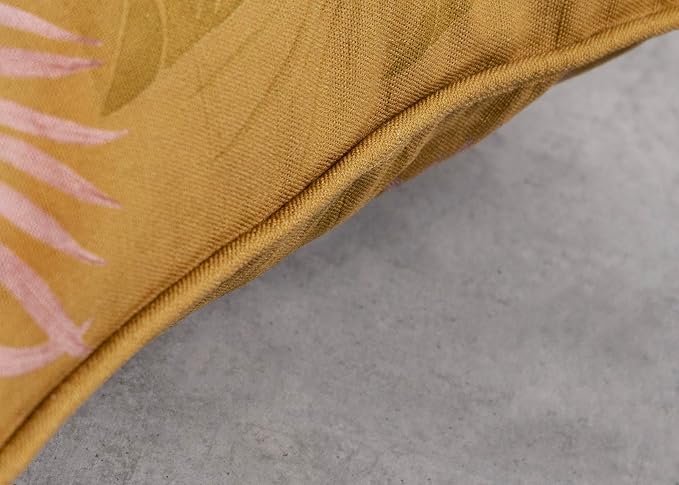 Maison d' Hermine Decorative Pillow Covers 20x20 Inch Square 100% Cotton Throw Pillow Covers with Invisible Zipper Cushion Case for Living Room Couch, Chair, Sofas, Bedroom, Home (Creole - Caramel)