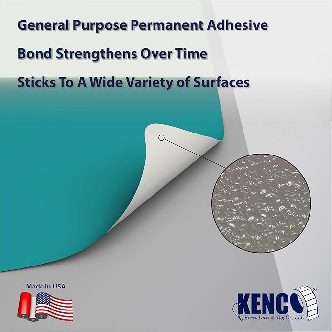 4" X 6" Direct Thermal Perforated Stickers Labels for Shipping Labels, Inventory, and Color Coding - Compatible with Zebra, Rollo, Godex and More (Teal, 6 Rolls)