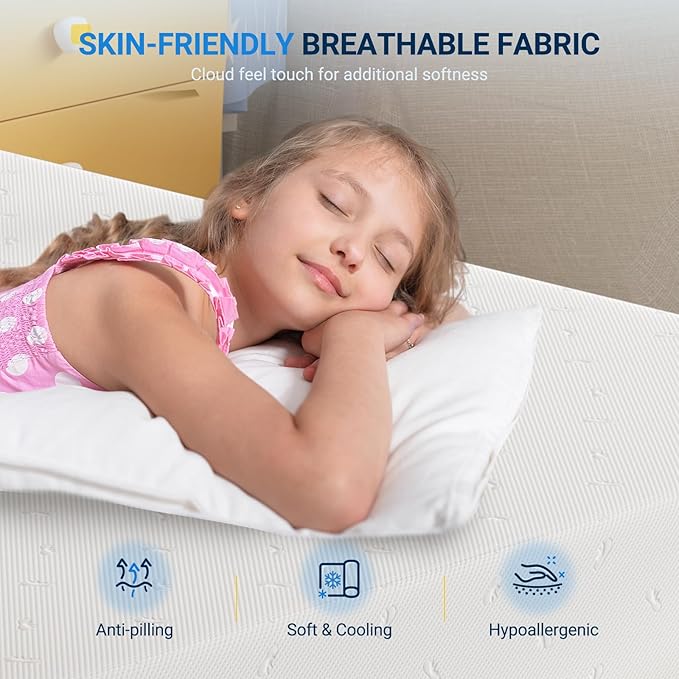 Avenco Queen Size Mattress, 6 Inch Memory Foam Queen Mattress in a Box for Comfort Sleep & Pressure Relief, CertiPUR-US Certified Medium Firm Queen Mattresses