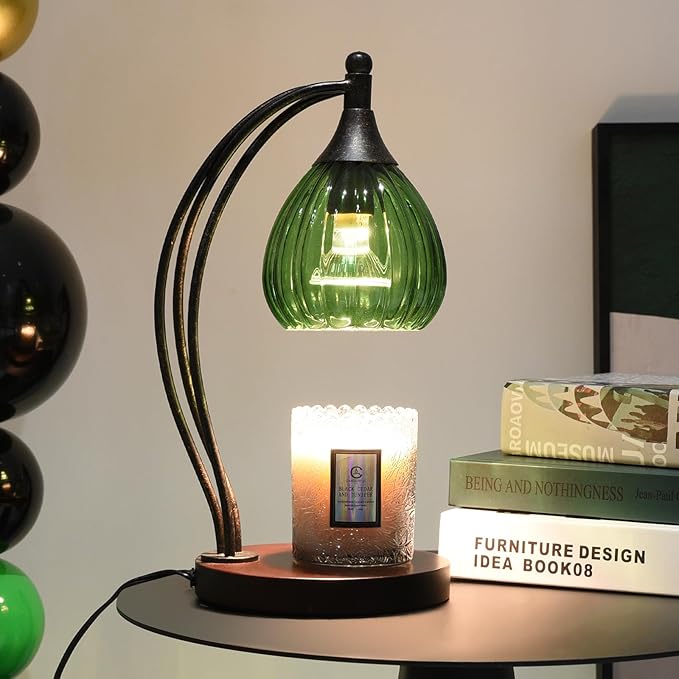 Candle Warmer Lamp, Electric Candle Warmer with Timer Dimmer - Candle Lamp Warmer for Scented Jar Candles - Candle Melter Lamp for Housewarming Gifts New Home Decor