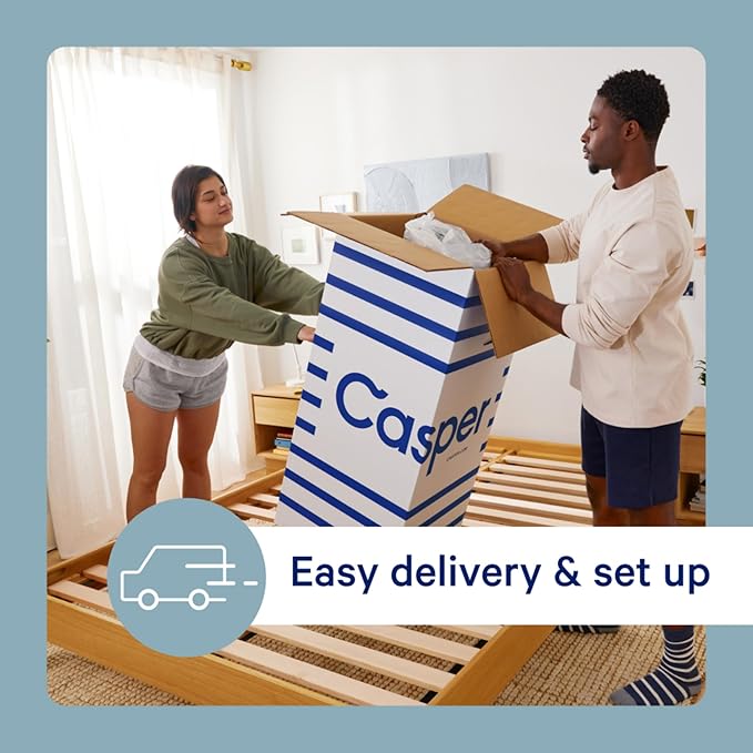 Casper Sleep Element Full Mattress - Medium Feel - Motion Isolation - Breathable, Cooling Memory Foam - 100-Night Trial - CertiPUR-US