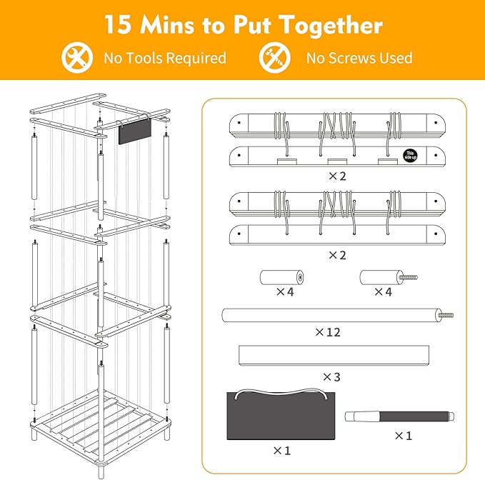 Large Stuffed Animal Storage, Wooden Stuffed Animal Storage Zoo, Toy Holder, Space Saving Toy Zoo for Kidroom, Playroom, Kid’s Gift, Nature
