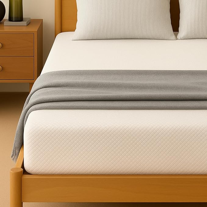 6 Inch King Size Mattress in a Box,Memory Foam Mattress for Comfort Sleep, Cooling Night Sleep & Pressure Relief, Ships Compressed (6", King)