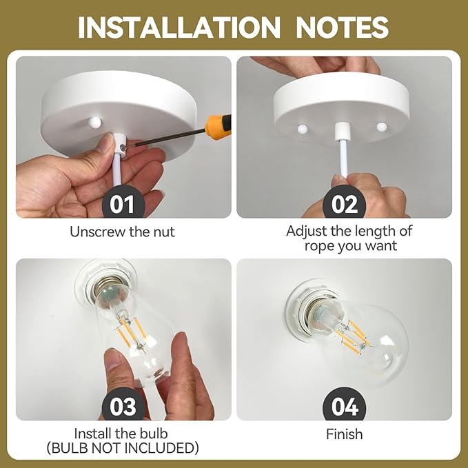 18 Inch White Farmhouse Pendant Lights for Kitchen Island Industrial Haning Lamp Adjustable Height Vintage Dome Hanging Light Fixtures for Barn, Dining Room