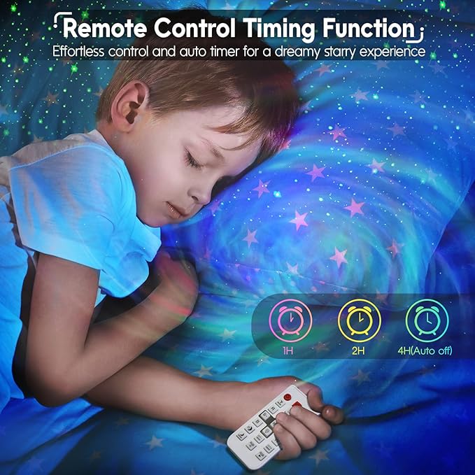 Rossetta Astronaut Projector, Space Projector Star for Bedroom, Galaxy Night Light with Timer and Remote, Kids Adults Room Decor Aesthetic, Gifts Christmas, Birthdays, White (HJ-XKD07)