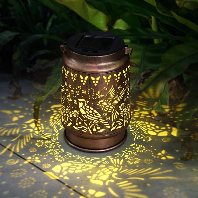 Styleonme Cardinals Lover Solar Light, Mother's Day Lantern Gift for Mom Grandma Women Sister, Hanging Image Cardinals Lanterns, Yard Corridor Garden Decor, Thanksgiving Day, Birthday Gifts