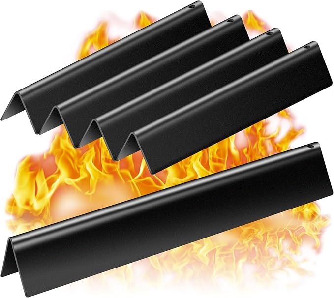 7636 Flavorizer Bars 15.3 inch for Weber Spirit Grill Parts Spirit 300 & GS4 Spirit II 300 315 320 330 S310 E310 Grill Parts with Front Control, 5 Pcs Flavor Bars Heat Plates for Weber 67046