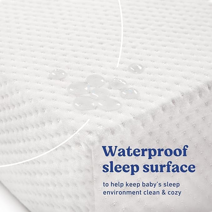 Graco Ultra Dual-Sided Crib Mattress & Protector Value Bundle (2-Pack) – Includes GREENGUARD Gold Certified Crib Mattress, GREENGUARD Gold Certified Waterproof Protector