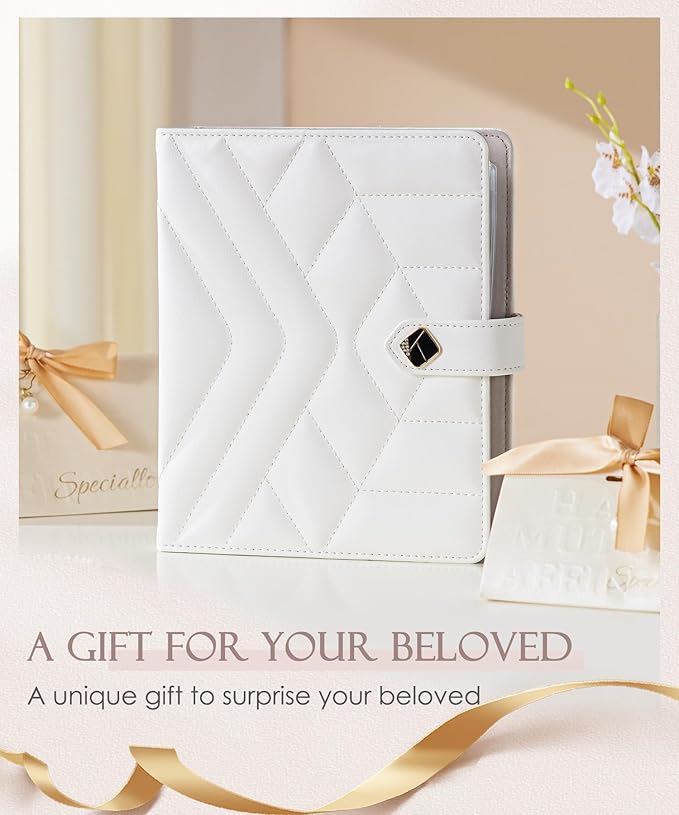 Homde Women Travel Jewelry Box: Traveling Organizer for Ring Necklace Bracelet - Storage Book with Plastic Pouches for Friend Sister Mother