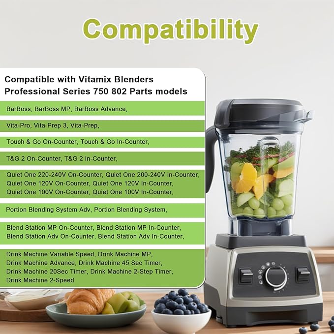 Drive Socket Kit Compatible with Vitamix Blenders Professional Series 750 802 Parts Replace#: 000891