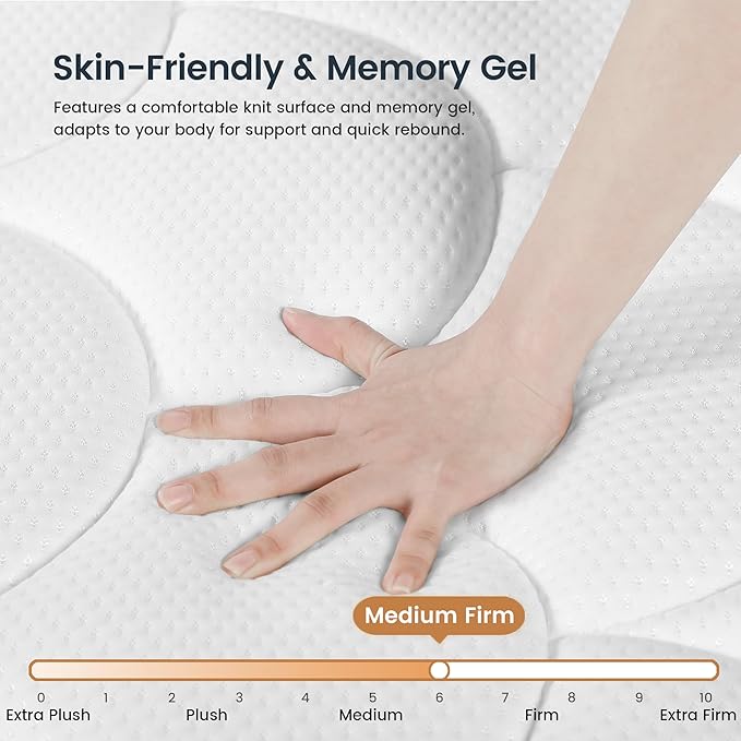 Full Size Mattress, 11 Inch Gel Memory Foam Hybrid Mattress Full Size in a Box, Full Bed for Pressure & Pain Relief, Certipur-US, Motion Isolation Pocket Spring, Edge Support