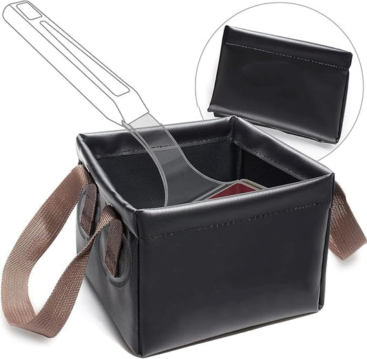 Grill Rescue Brush Dunk Tank for Grillart, Collapsible Grill Brush Dunk Tank for Grillart Grill Brush and Scraper, Scraper Tools for Cast Iron Or Stainless-Steel Grates, Only Dunk Tank