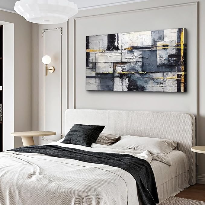 hyidecorart Large Minimalism Abstract Wall Painting Modern Wall Art For Living Room Canvas Wall Decor For Bedroom Office Decoration Pictures Artwork Prints Home Decor Ready to Hang Poster