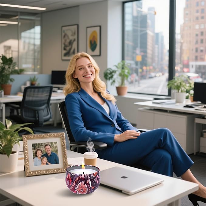 32 Pack Scented Candles Gift Set, Natural Soy Wax Travel Tin Candles for Home Scented, Ideal for Christmas, Birthday, Thanksgiving, Valentines Day Gifts