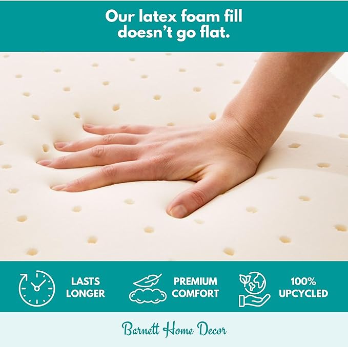 Barnett Home Decor Stars Navy Porch Rocker Cushions - Indoor-Outdoor: Fade Resistant, Waterproof - Latex Foam Fill Rocking Chair Seat Cushion & Backrest Pad Set (Extra-Large, Stars Navy)