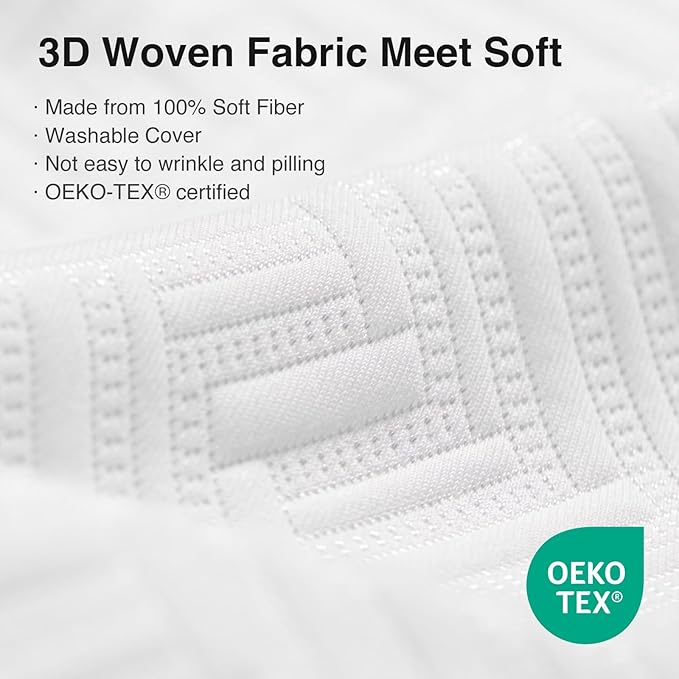 Novilla Twin XL Mattress 6 Inch, Gel Memory Foam Mattress Twin XL in a Box for Pressure Relief & Body Support & Cooling Sensation, CertiPUR-US Certified Safe Foams