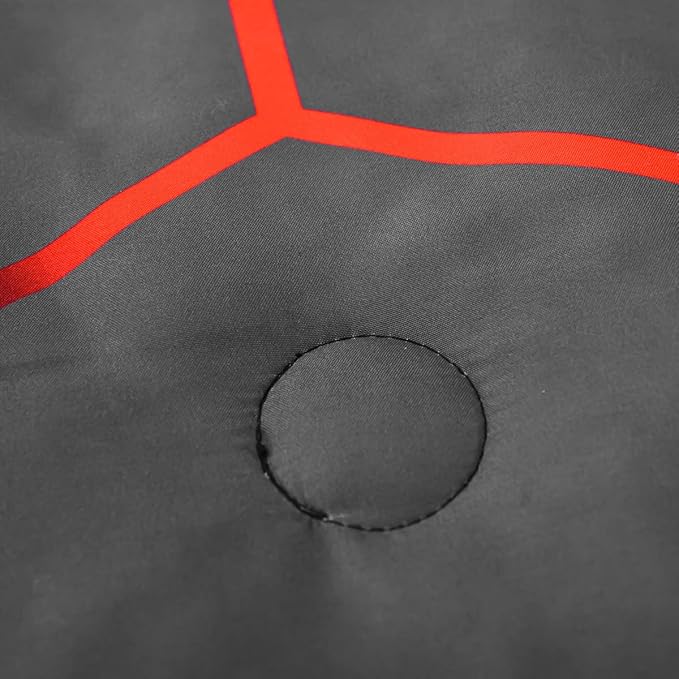 NTBED Game Console Comforter Set for Boys Girls Kids Geometric Lightweight Microfiber Bedding Sets (red, Full)