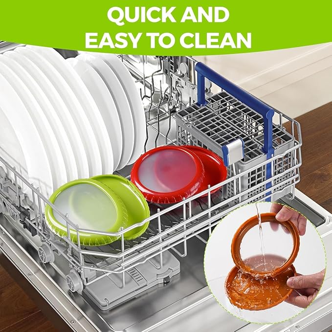 Tomato Onion Saver and Holder – Reusable Storage Containers for Fridge – Tomato Pods, Veggie Savers, Silicone Food Saver for Tomatoes and Onion