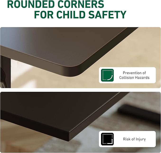 FEZIBO 40 x 24 Inches Standing Desk with Drawer, Adjustable Height Electric Stand up Desk with Storage, Sit Stand Home Office Desk, Ergonomic Computer Desk, Black