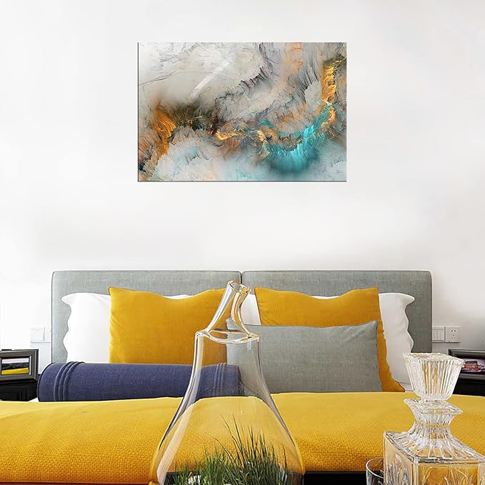 XXMWallArt FC3269 Abstract Canvas Wall Art Fancy Paint Canvas Print Painting Artwork for Living Room Bedroom Kitchen Home and Office Wall Decor