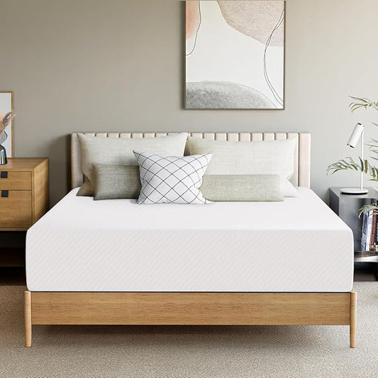 GAESTE 12 Inch Queen Cooling Gel Memory Foam Mattress Medium Firm for Cool Sleep Pressure Relieving CertiPUR-US Certified Foam, Convenient Mattress in a Box Fiberglass Free (Queen, 12 in)