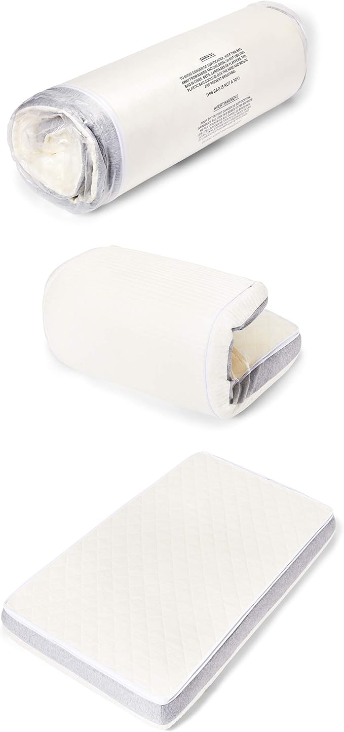 Graco Ultra 2-in-1 Premium Dual Sided Crib & Toddler Mattress - GREENGUARD Gold, CertiPUR-US Certified Foam, Machine Washable Cover with 100% Waterproof Surface, Fits Standard Baby Crib & Toddler Beds