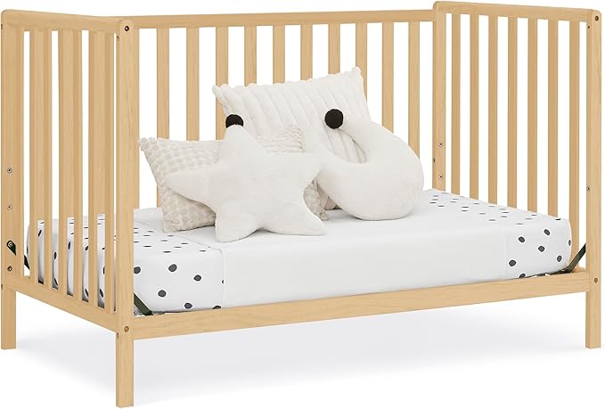 Delta Children Heartland 4-in-1 Convertible Crib, Natural