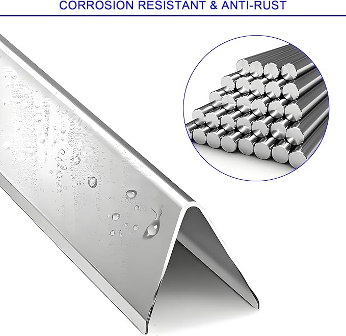 Genesis Grill Parts for Weber E310 E320 E330 EP310 EP320 EP330, 17.5” Flavorizer Bars 7620 Heat Deflector 7622 Burner Tube 62752 for Weber Genesis 300, Grill Replacement Parts for Weber Accessories