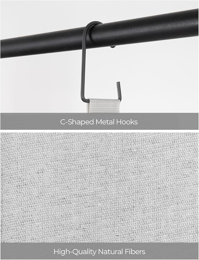 StorageWorks Hanging Closet Organizer, 3-Shelf Hanging Closet Shelves with Top Shelf, 19 ¾"W x 12" D x 31" H, Extra-Large Space, Light Grey