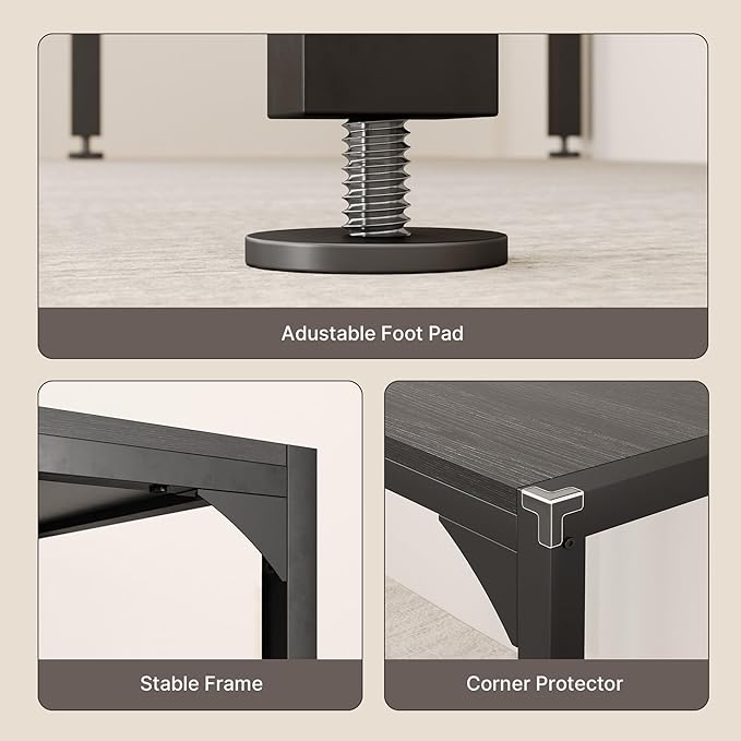 Gizoon Dining Table Set for 2, Kitchen Table Set for 2 with Steel Frame, Kitchen Table with 2 Benches for Small Space, Space Saving Design for Restaurant, Living Room, Black