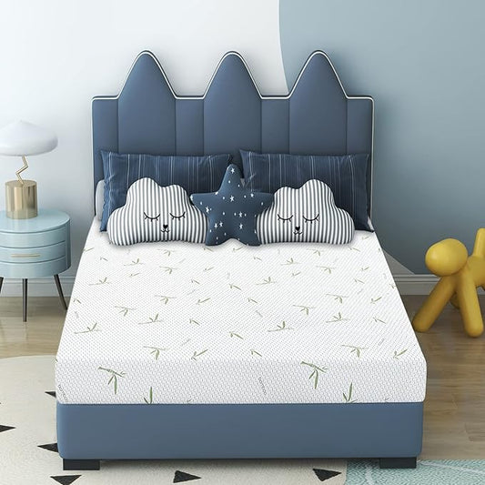 IULULU Twin Mattress in a Box, 6 Inch Memory Foam Mattress for Kids, Medium Firm, CertiPUR-US Certified