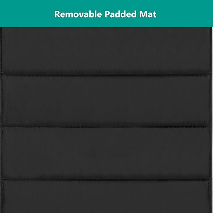 Dream On Me Zazzy Portable Playard with Bassinet in Black, Lightweight Packable and Easy Setup Baby Playard with Mattress and Travel Bag