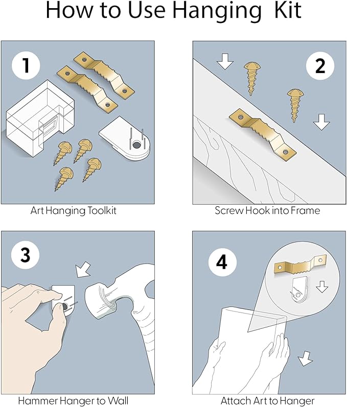 wall26 Framed Custom Canvas Wall Art for Living Room, Bedroom Canvas Prints for Home Decoration Ready to Hang - 24"x24", Natural Frame