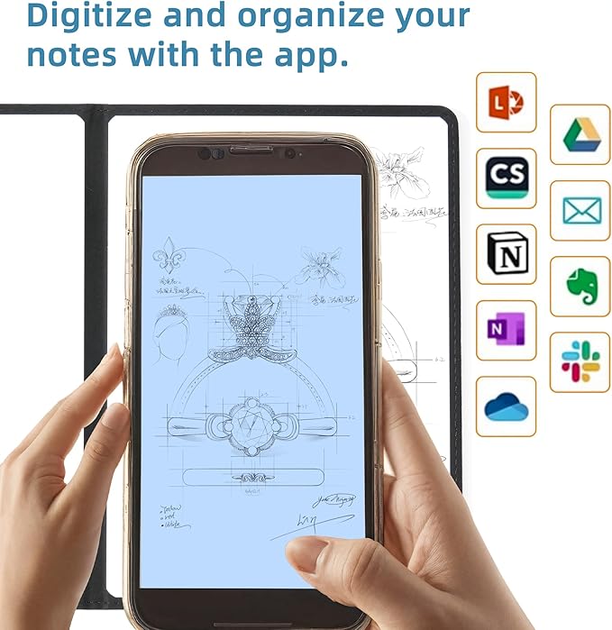 Double-Sided White Board - A5 Portable Whiteboard - Ultra-Thin 0.3" Small Dry Erase Board with 1 Marker & Anti-Ghosting Surface | Magnetic-Ready | Mini Foldable for Office,Home,Meeting(Black)