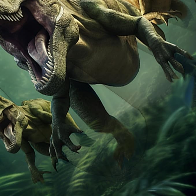 Kids Dino Comforter Set Twin Size for Boys Green Dinosaur Quilt Set Soft Microfiber Dino Bed Set for All Season Use Dinosaur Bedding Set with 1 Comforter + 1 Pillowcase