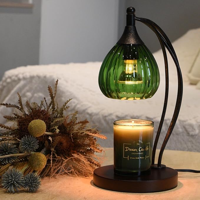 Candle Warmer Lamp, Electric Candle Warmer with Timer Dimmer - Candle Lamp Warmer for Scented Jar Candles - Candle Melter Lamp for Housewarming Gifts New Home Decor